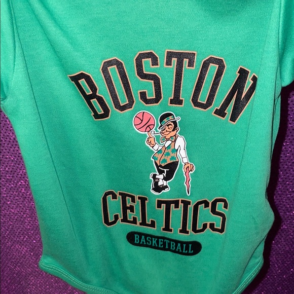 NBA Set of 3 Boston Celtics Green Baby Tee - Picture 3 of 10